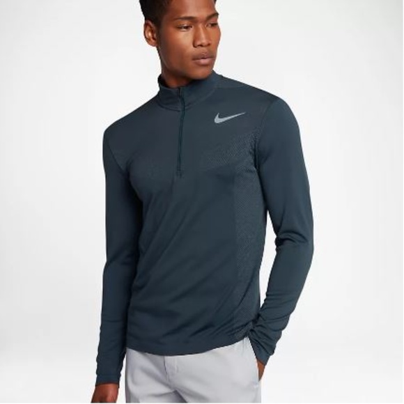 nike essential half zip golf top mens